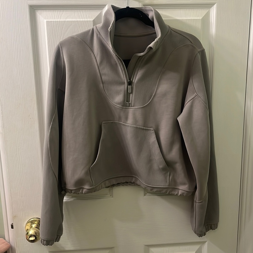 Lululemon Brushed Softstreme Half Zip Size 6
